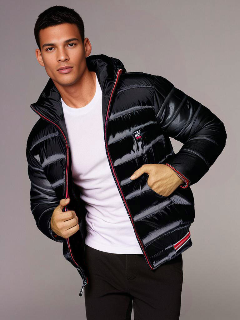 Puffer Jacket for Men - Classic Casual Style