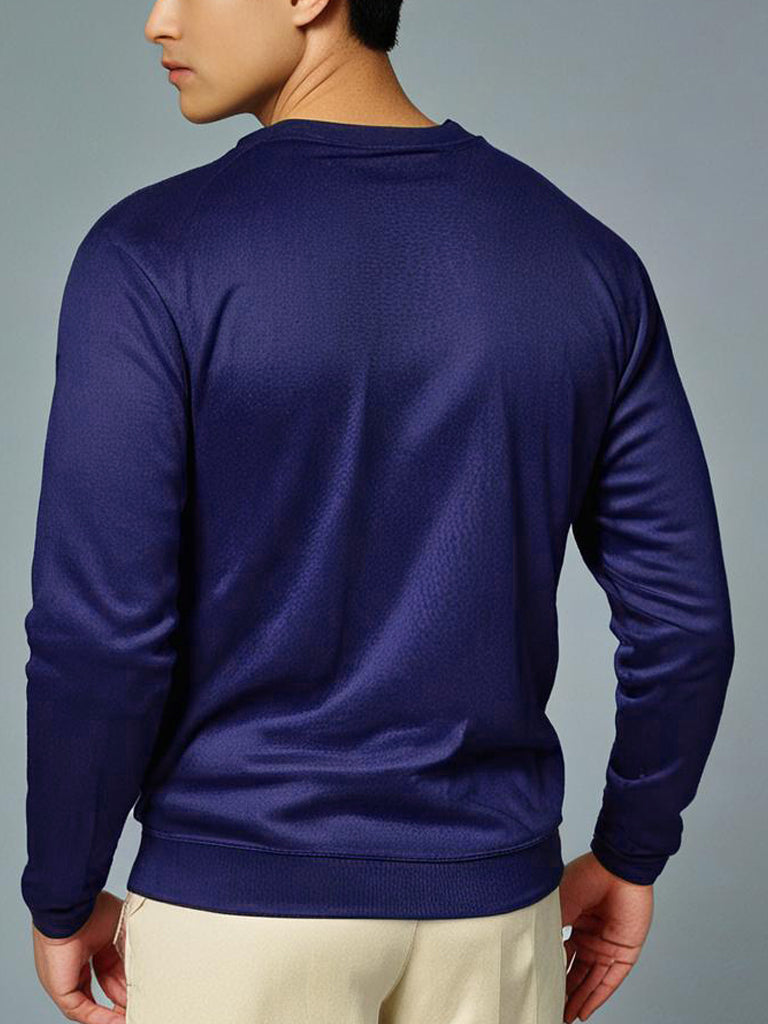 Sweatshirt for Men Dark Blue - Soft and Stylish