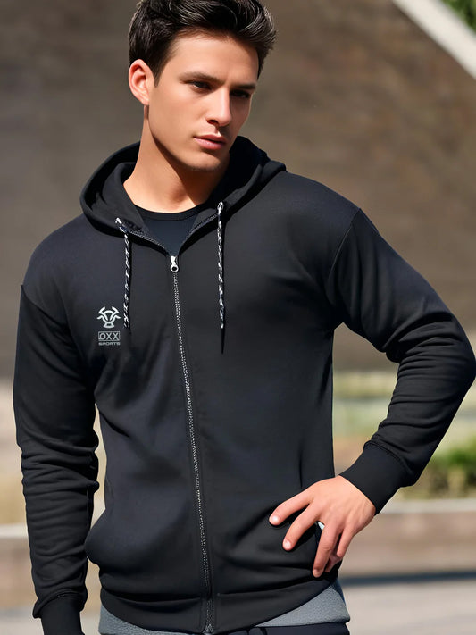 Hoodie for Men – Stylish Cotton Fleece Design